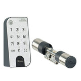Elektronisches Türschloss secuENTRY easy 7602 PIN mit Codetastatur und Fingerprint